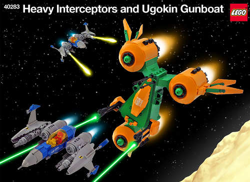 Heavy Interceptor and Ugokin Gunboat