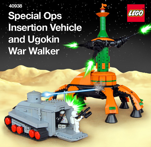 Special Ops Insertion Vehicle and Ugokin War Walker